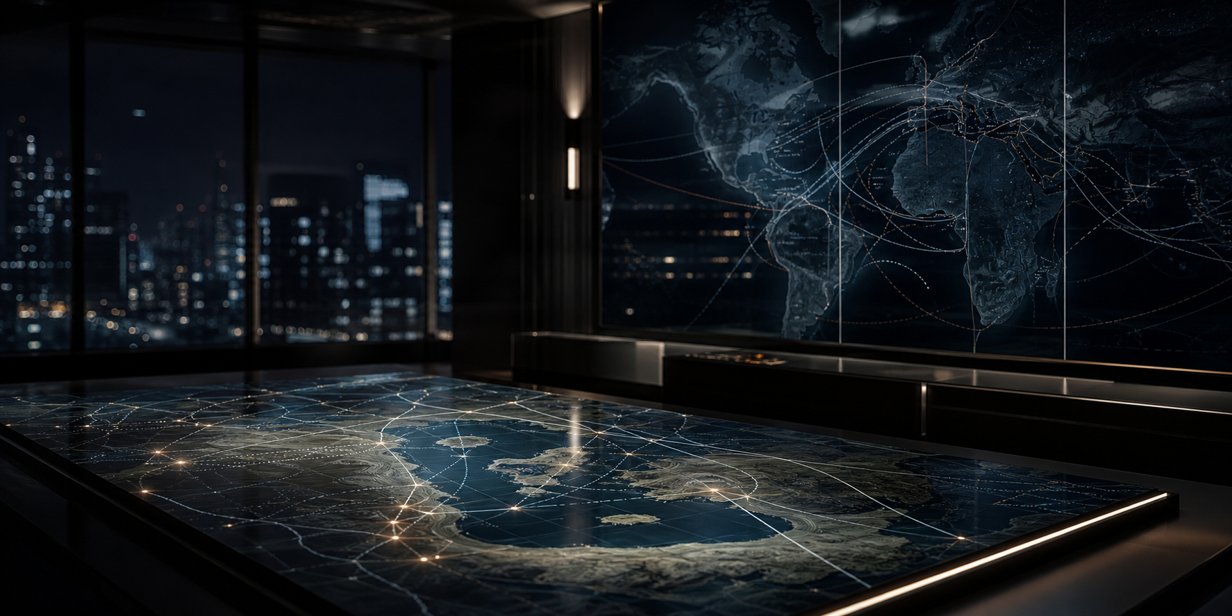 A structured operations room suggesting one objective, the right disciplines and controlled execution